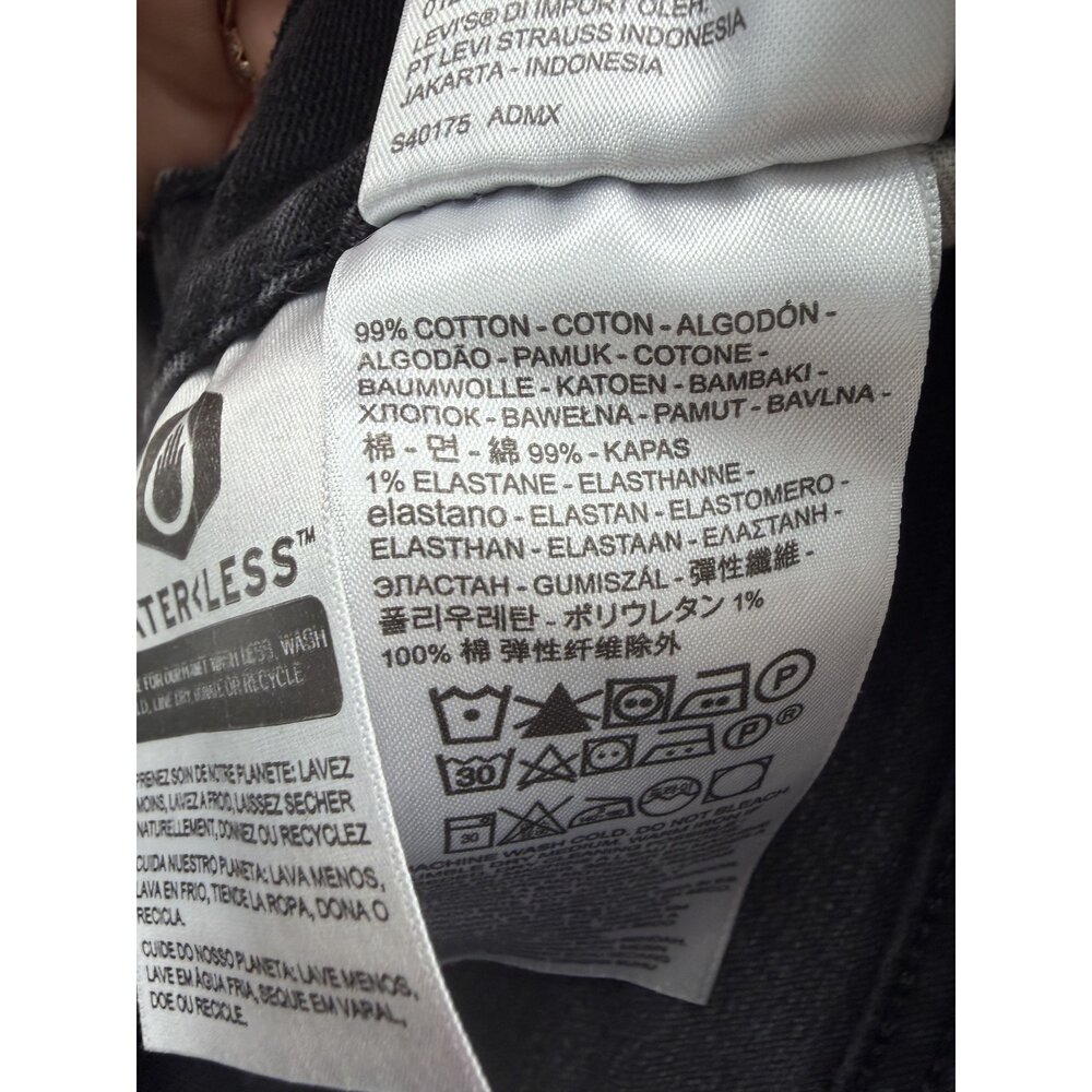 Levi's Men's Relaxed Fit Jeans 30W Black/Charcoal - Picture 5 of 11